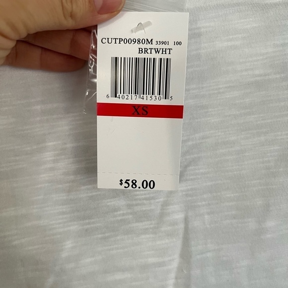 CUPIO Woman White Short Sleeve Blouse, Size XS - Picture 3 of 5